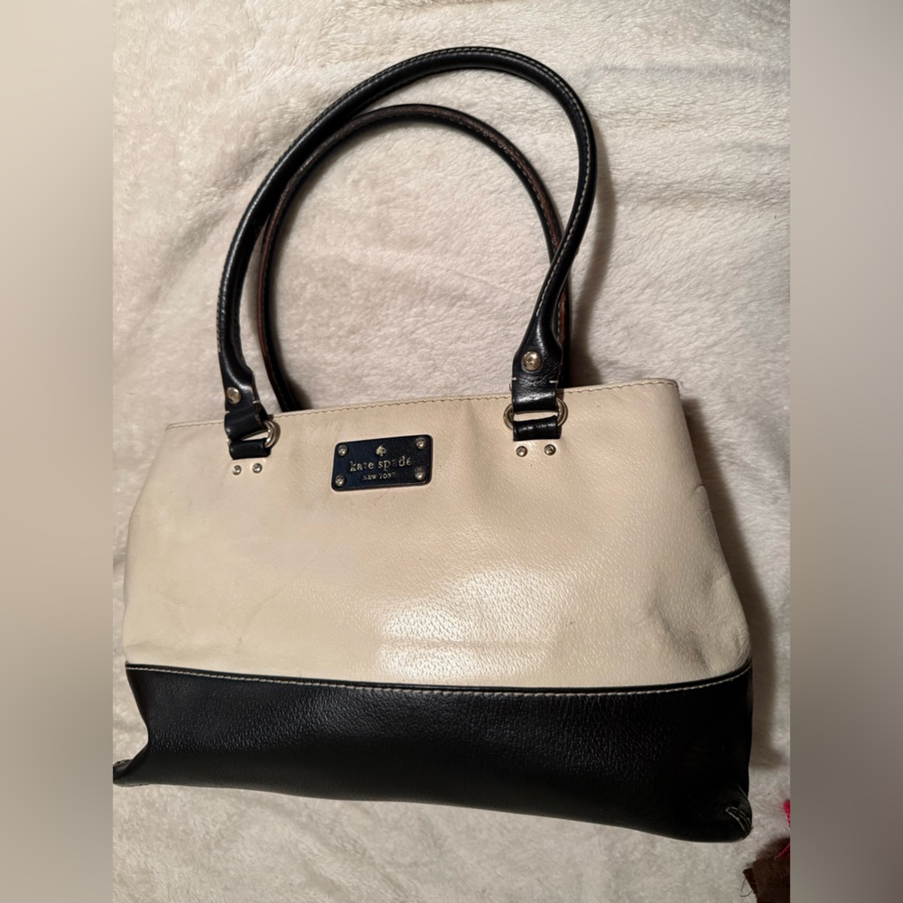 Kate Spade Black and White Tote Bag
